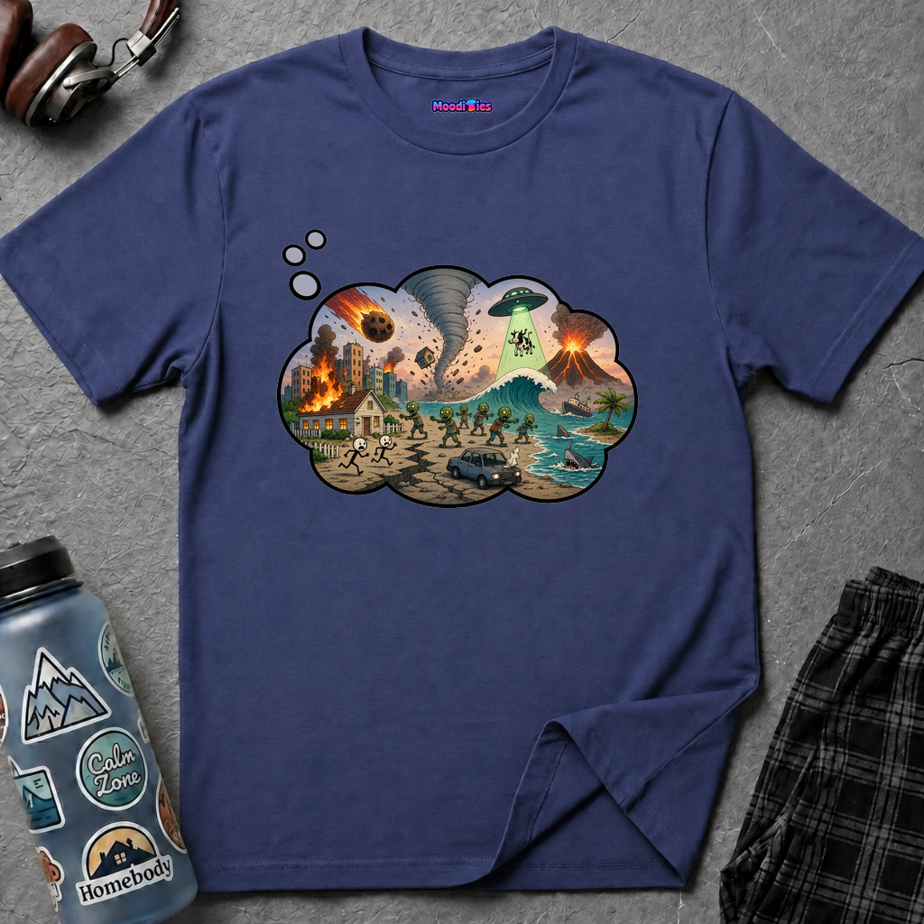 End of the World, Day 2 Anxiety Thought Bubble T-Shirt