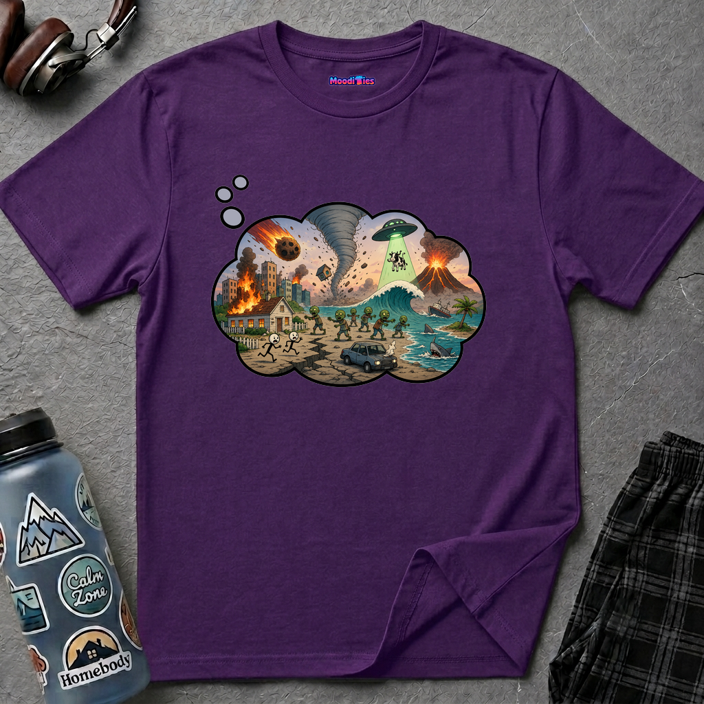 End of the World, Day 2 Anxiety Thought Bubble T-Shirt