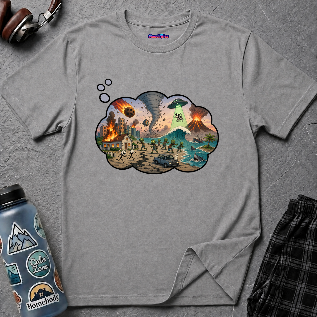 End of the World, Day 2 Anxiety Thought Bubble T-Shirt
