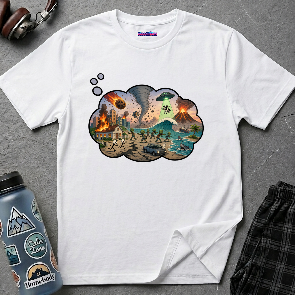 End of the World, Day 2 Anxiety Thought Bubble T-Shirt