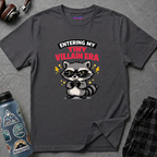 "Entering My Tiny Villain Era" Naughty Raccoon T-Shirt