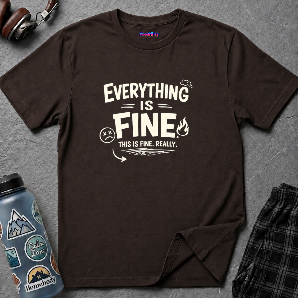 "Everything is Fine. This is Fine. Really." T-Shirt