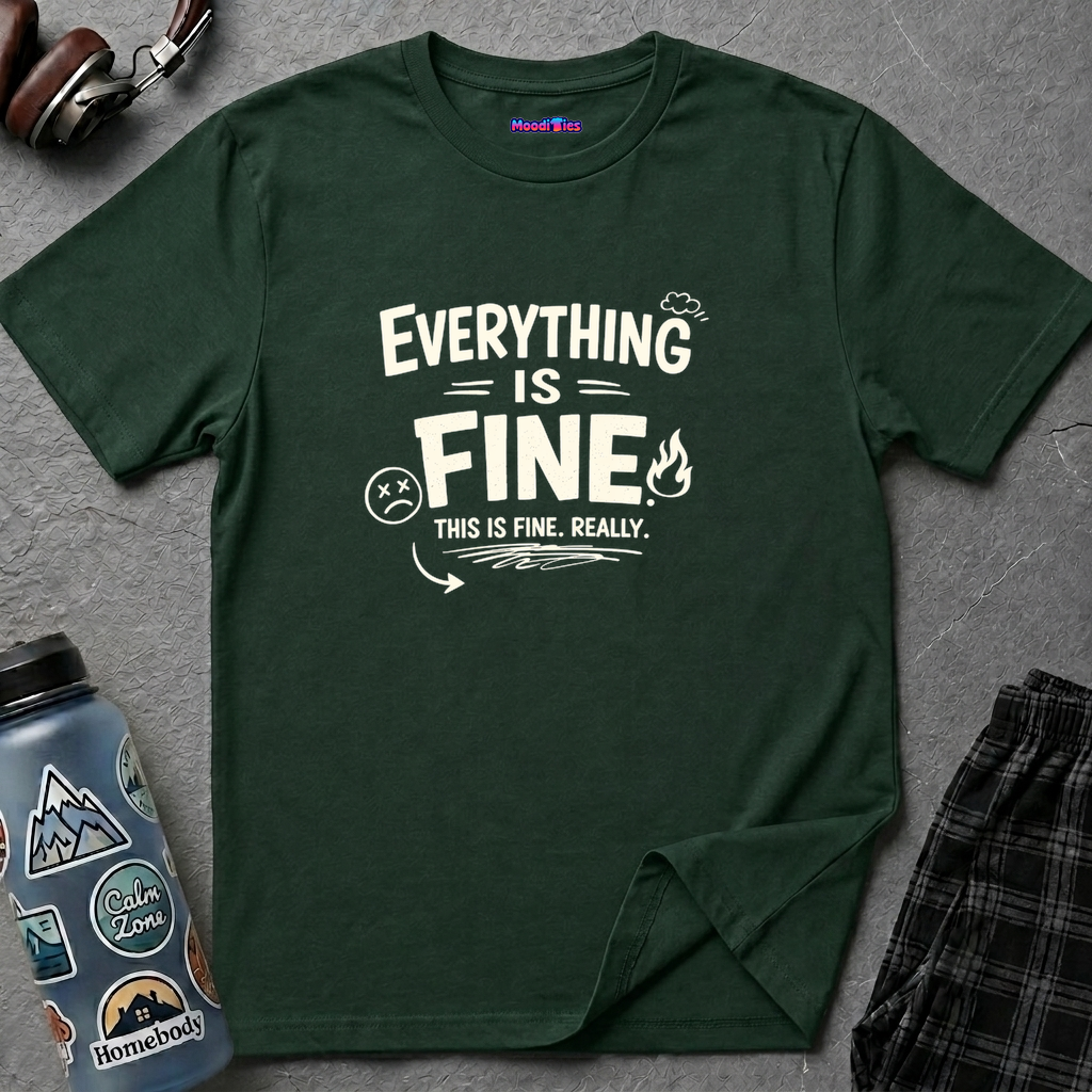 "Everything is Fine. This is Fine. Really." T-Shirt