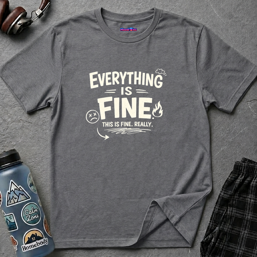 "Everything is Fine. This is Fine. Really." T-Shirt