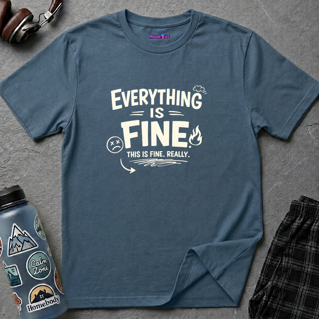 "Everything is Fine. This is Fine. Really." T-Shirt