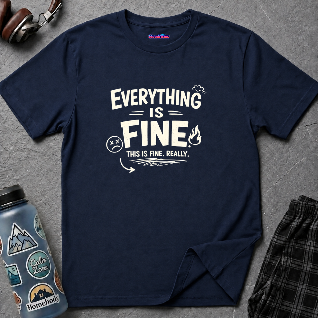 "Everything is Fine. This is Fine. Really." T-Shirt