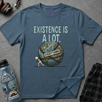 "Existence Is A LOT" Dragging the Weight of the World T-Shirt