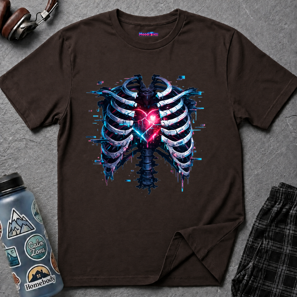 Heart in Ribcage Anatomical Heart T-Shirt