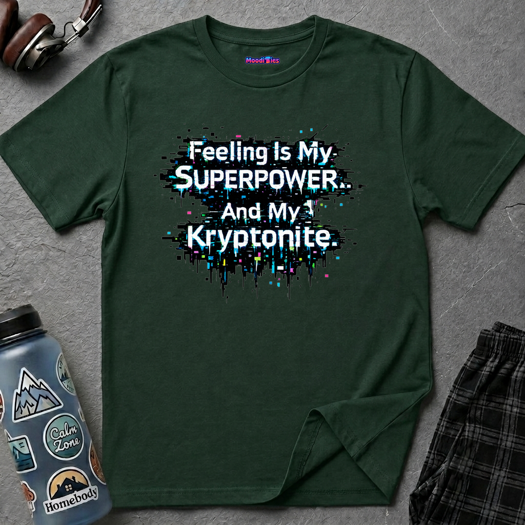 "Feeling Is My Superpower and My Kryptonite" T-Shirt