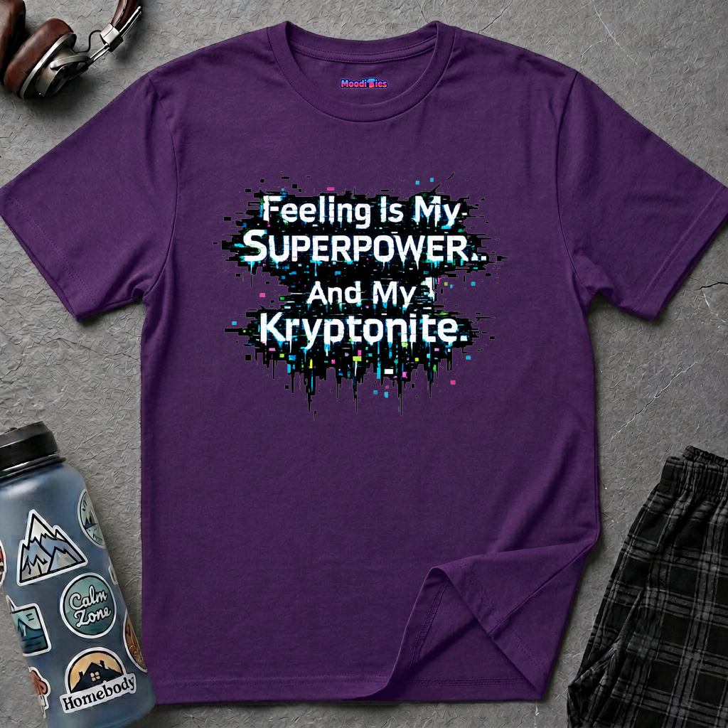 "Feeling Is My Superpower and My Kryptonite" T-Shirt