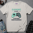 "Gaming Is My Coping Mechanism" Game Controller T-Shirt