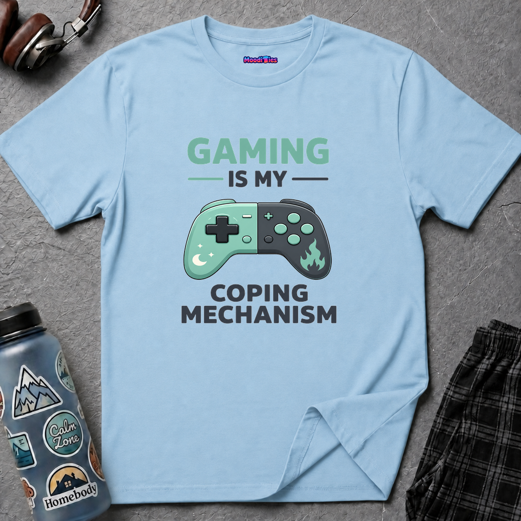 "Gaming Is My Coping Mechanism" Game Controller T-Shirt