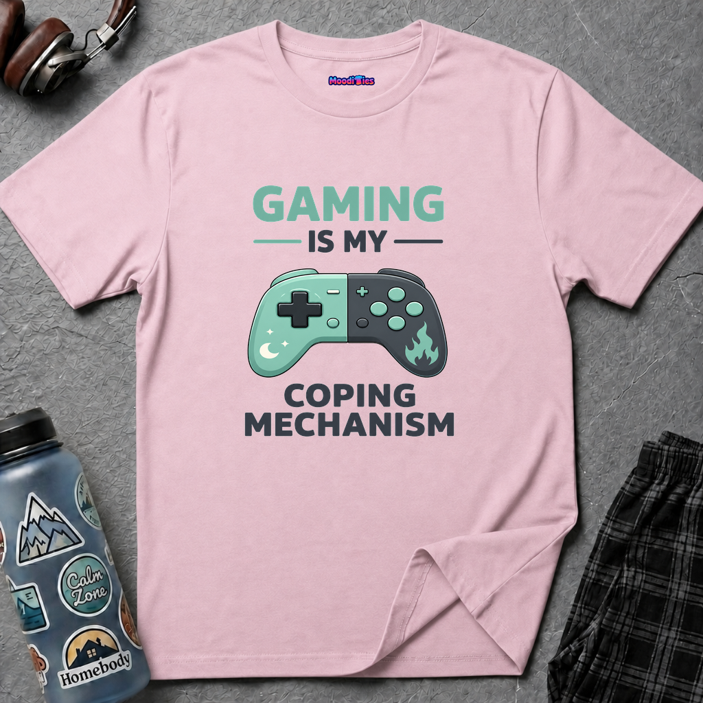 "Gaming Is My Coping Mechanism" Game Controller T-Shirt
