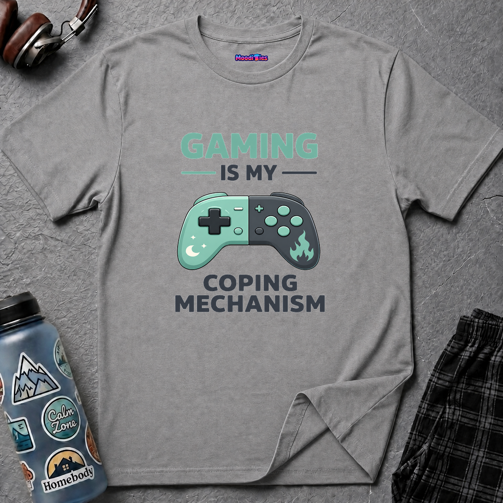 "Gaming Is My Coping Mechanism" Game Controller T-Shirt