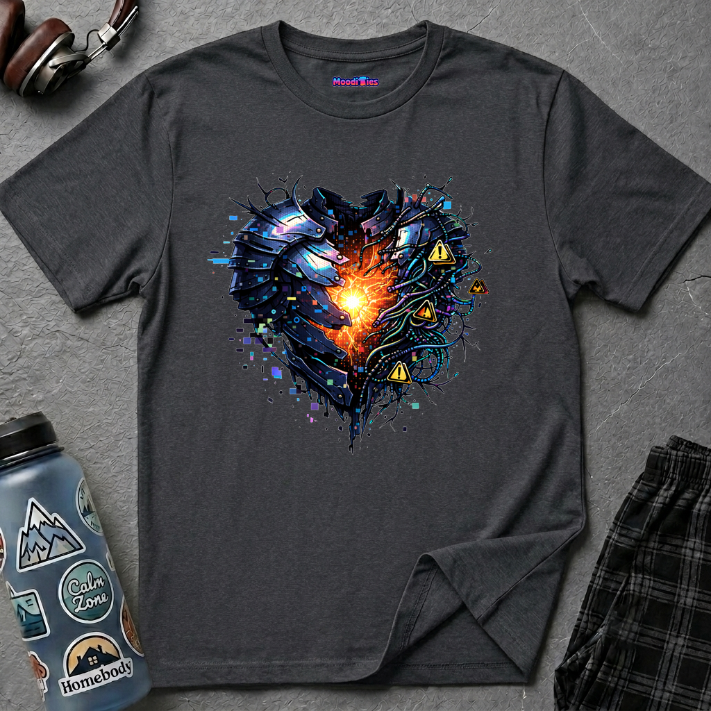 Glowing Core in Suit of Armor T-Shirt