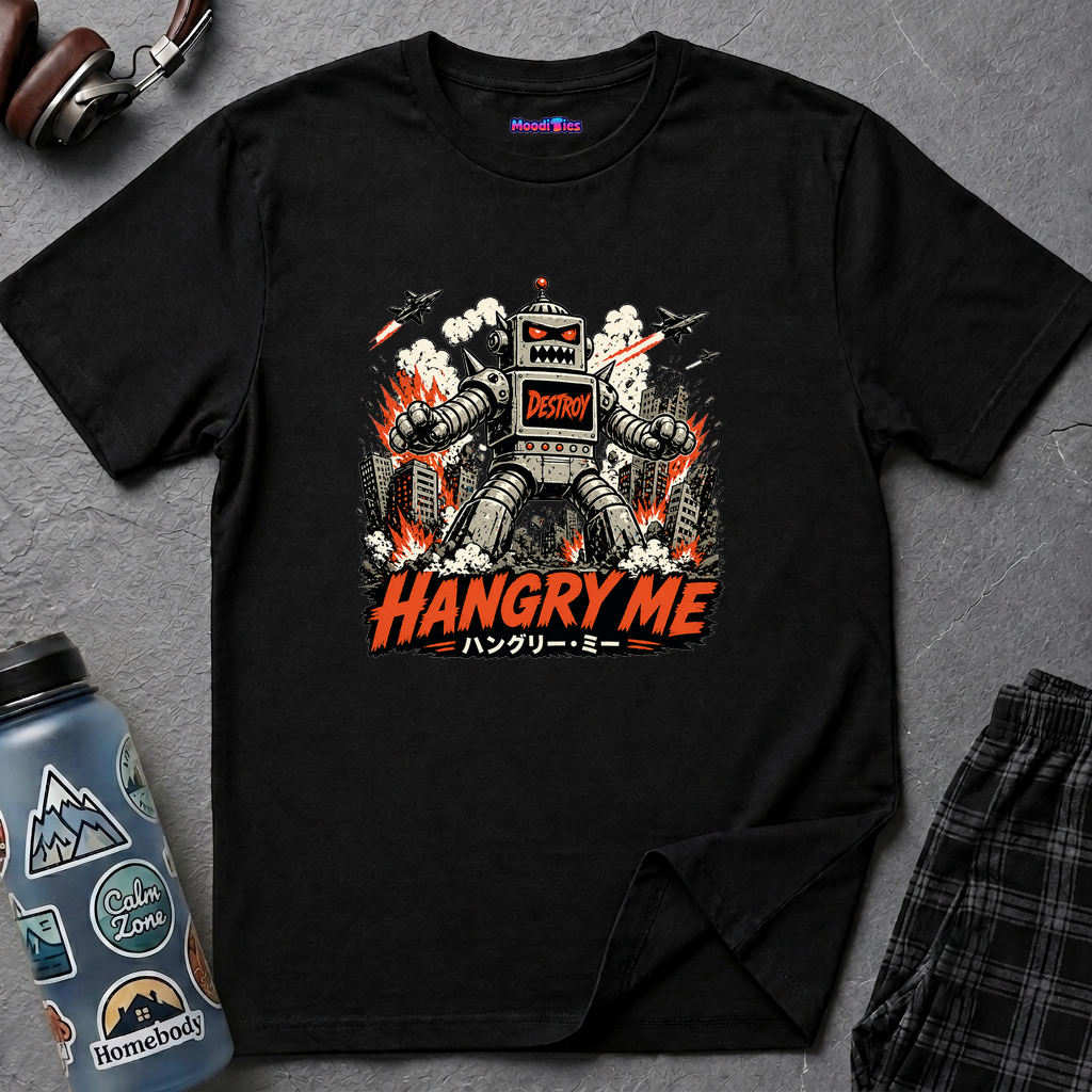 "Hangry Me" Rampaging Robot T-Shirt