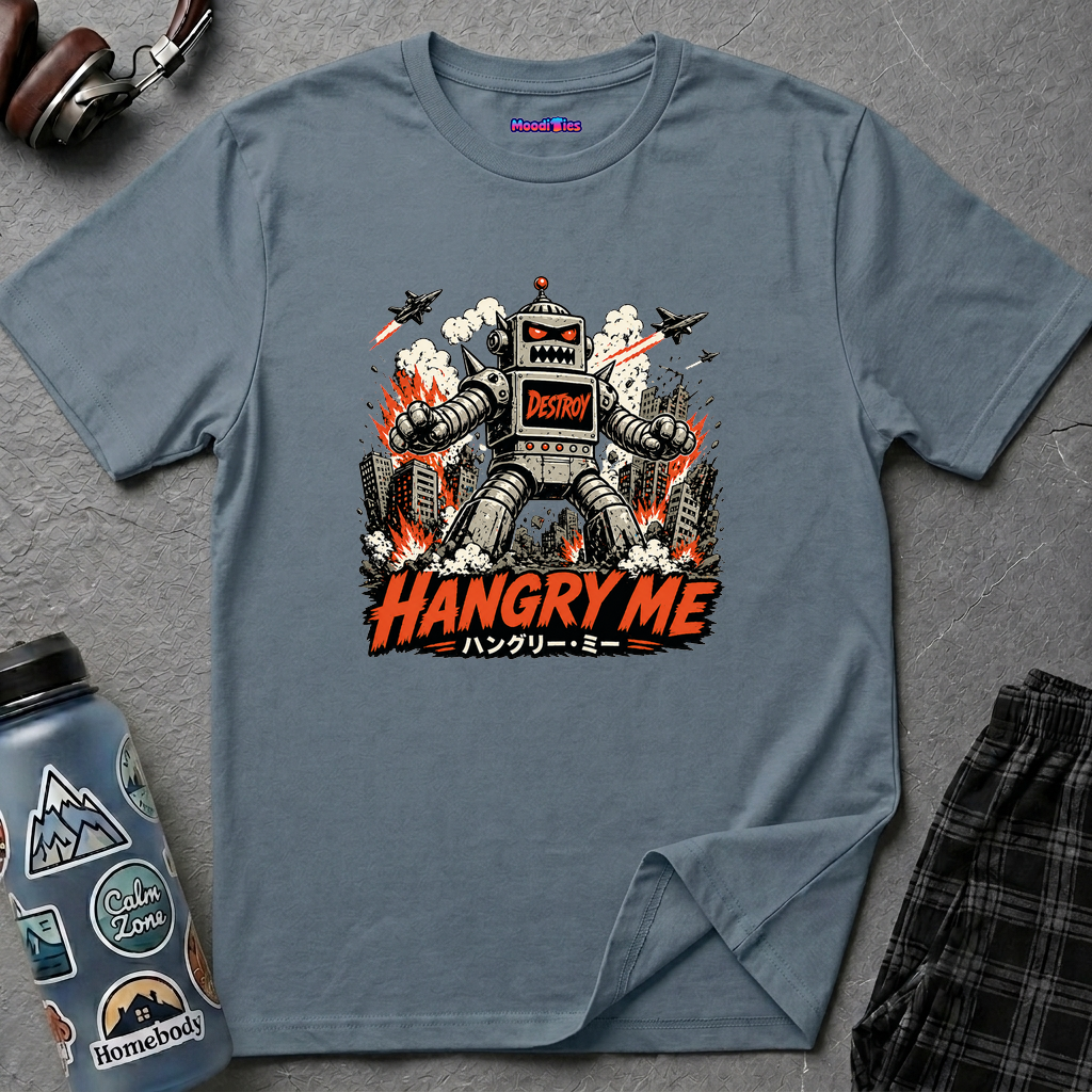 "Hangry Me" Rampaging Robot T-Shirt