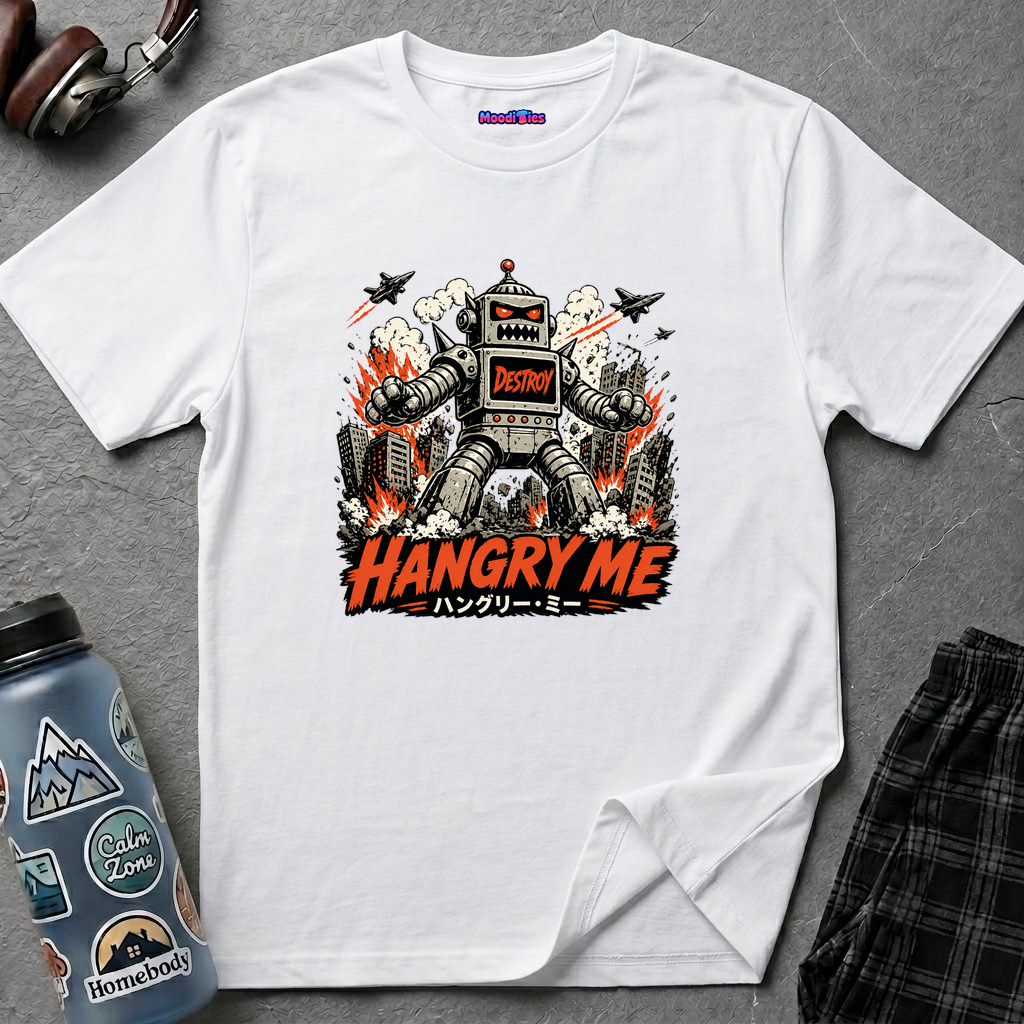 "Hangry Me" Rampaging Robot T-Shirt