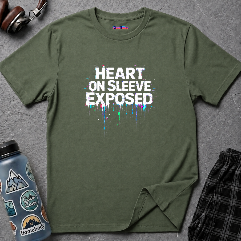 "Heart On Sleeve Exposed" T-Shirt