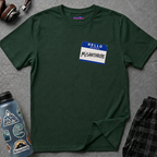 "Hello My Name Is Misanthrope" Name Tag T-Shirt — Funny Introvert Graphic Tee