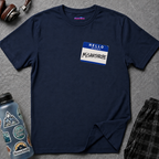 "Hello My Name Is Misanthrope" Name Tag T-Shirt — Funny Introvert Graphic Tee
