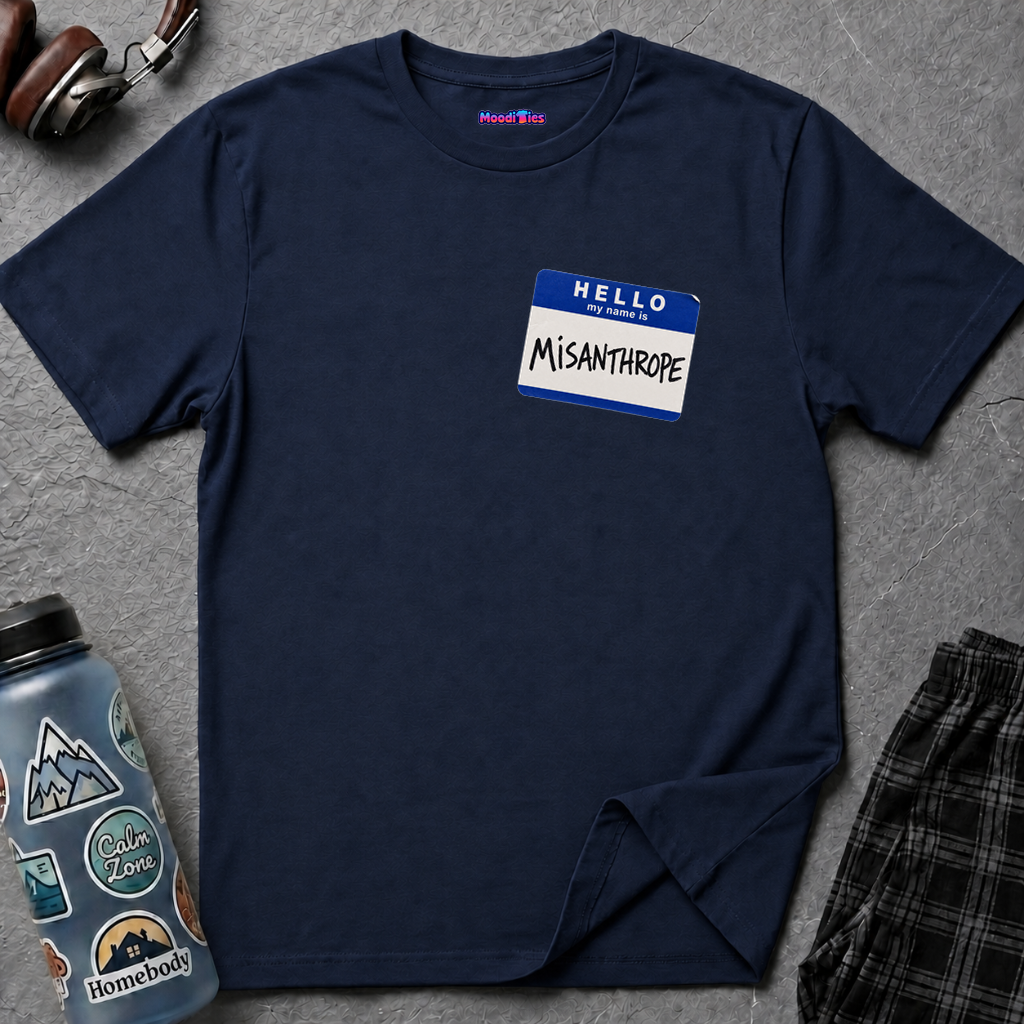 "Hello My Name Is Misanthrope" T-Shirt