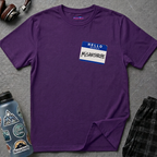"Hello My Name Is Misanthrope" Name Tag T-Shirt — Funny Introvert Graphic Tee