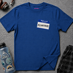 "Hello My Name Is Misanthrope" Name Tag T-Shirt — Funny Introvert Graphic Tee