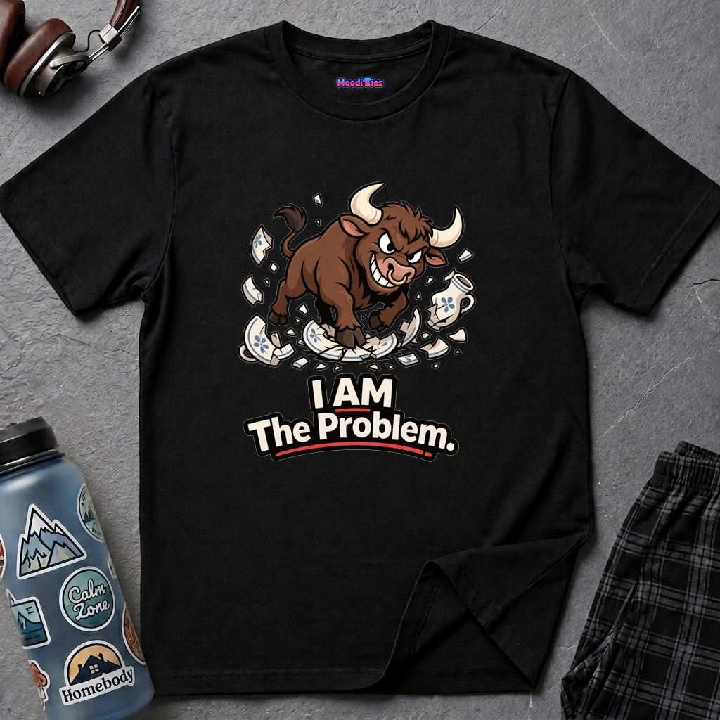 "I AM The Problem" Bull in China Shop T-Shirt