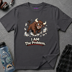 "I AM The Problem" Bull in China Shop T-Shirt