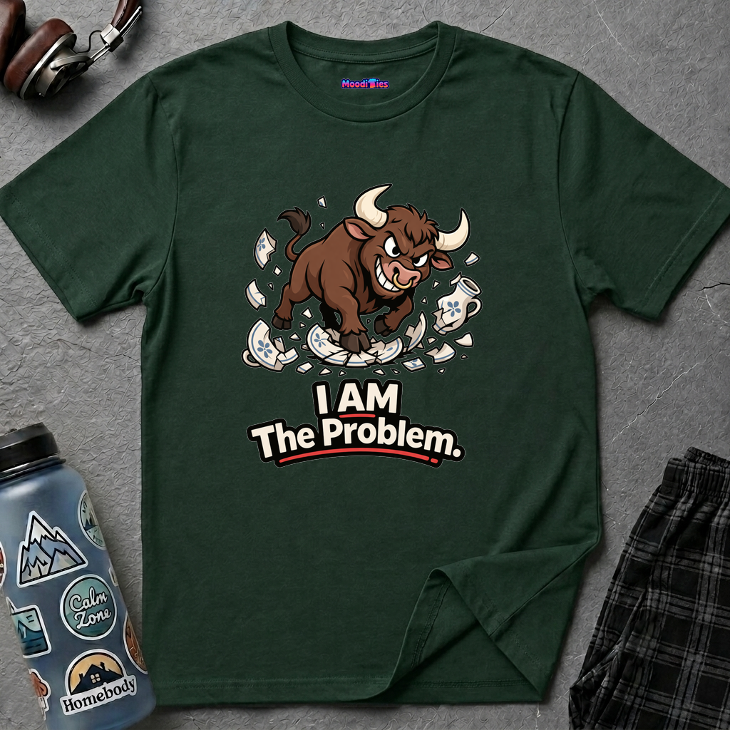 "I AM The Problem" Bull in China Shop T-Shirt