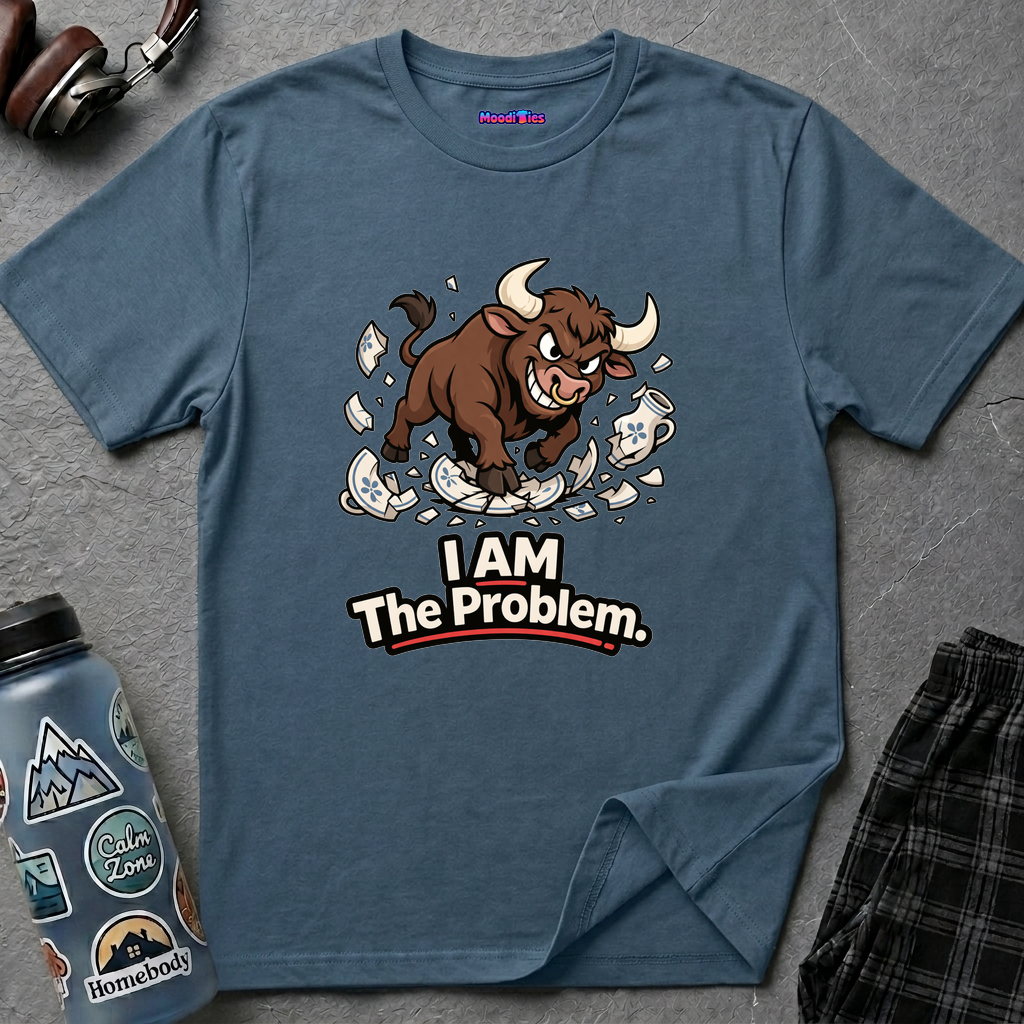 "I AM The Problem" Bull in China Shop T-Shirt