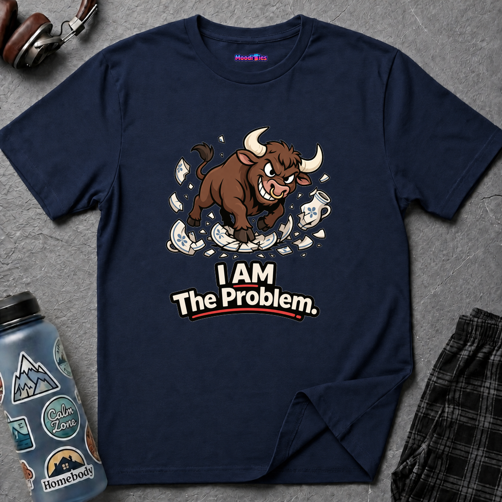 "I AM The Problem" Bull in China Shop T-Shirt