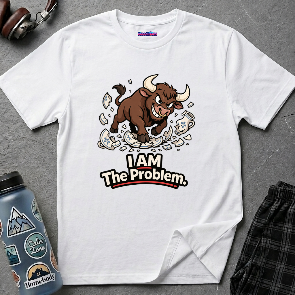 "I AM The Problem" Bull in China Shop T-Shirt