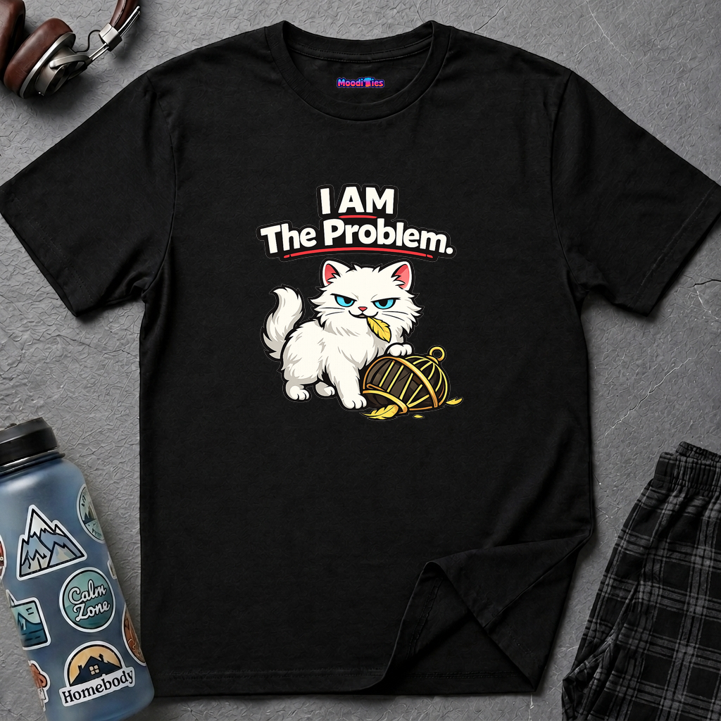"I AM The Problem" Cat That Ate the Canary T-Shirt