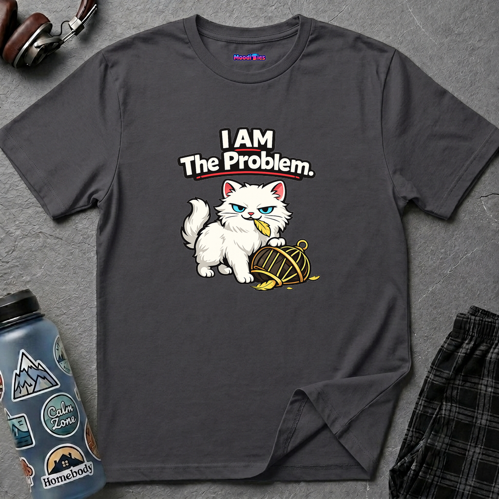 "I AM The Problem" Cat That Ate the Canary T-Shirt