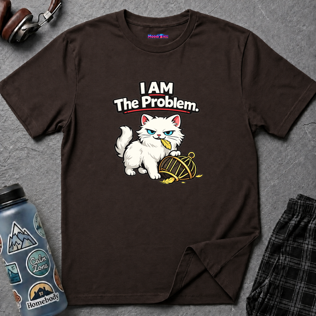 "I AM The Problem" Cat That Ate the Canary T-Shirt