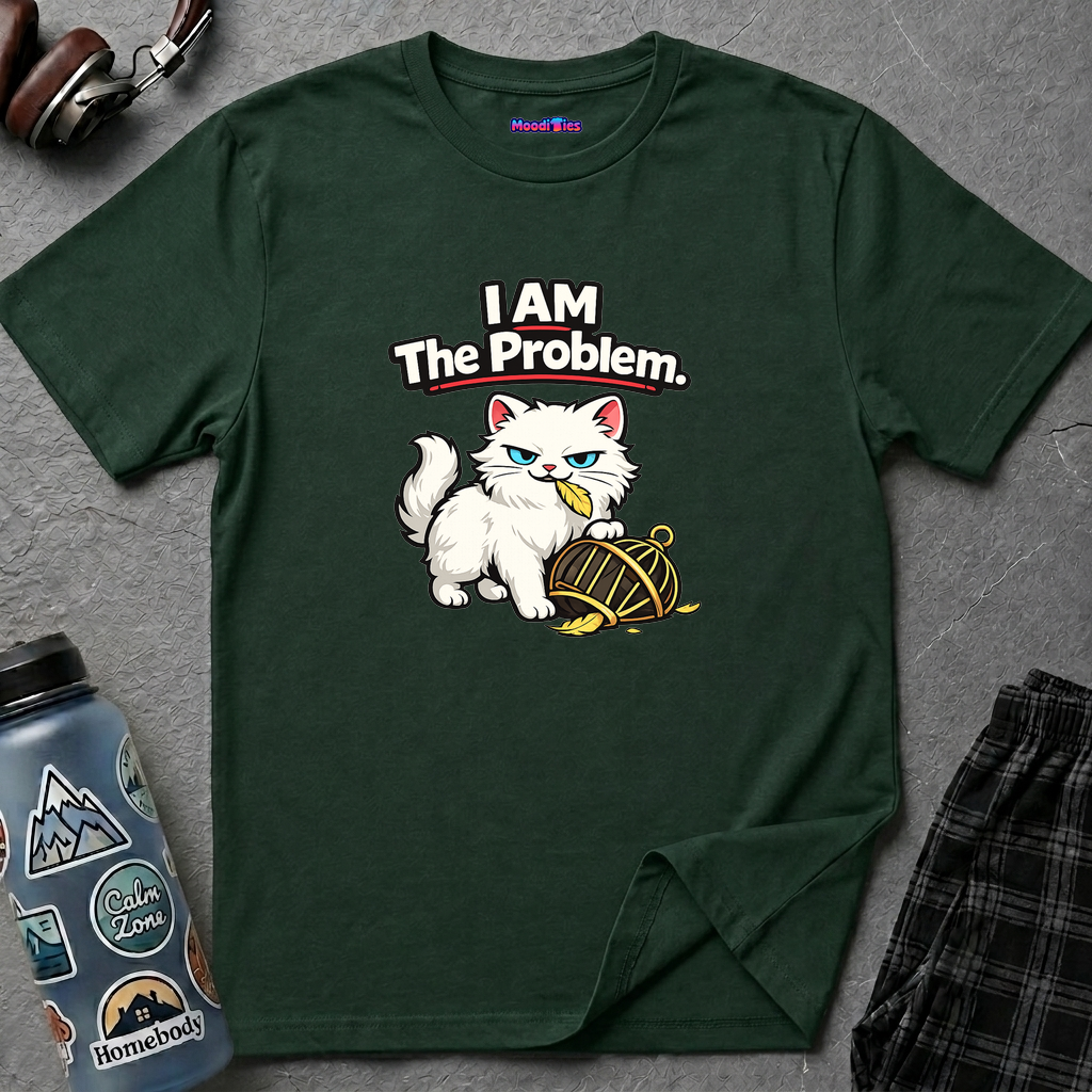 "I AM The Problem" Cat That Ate the Canary T-Shirt