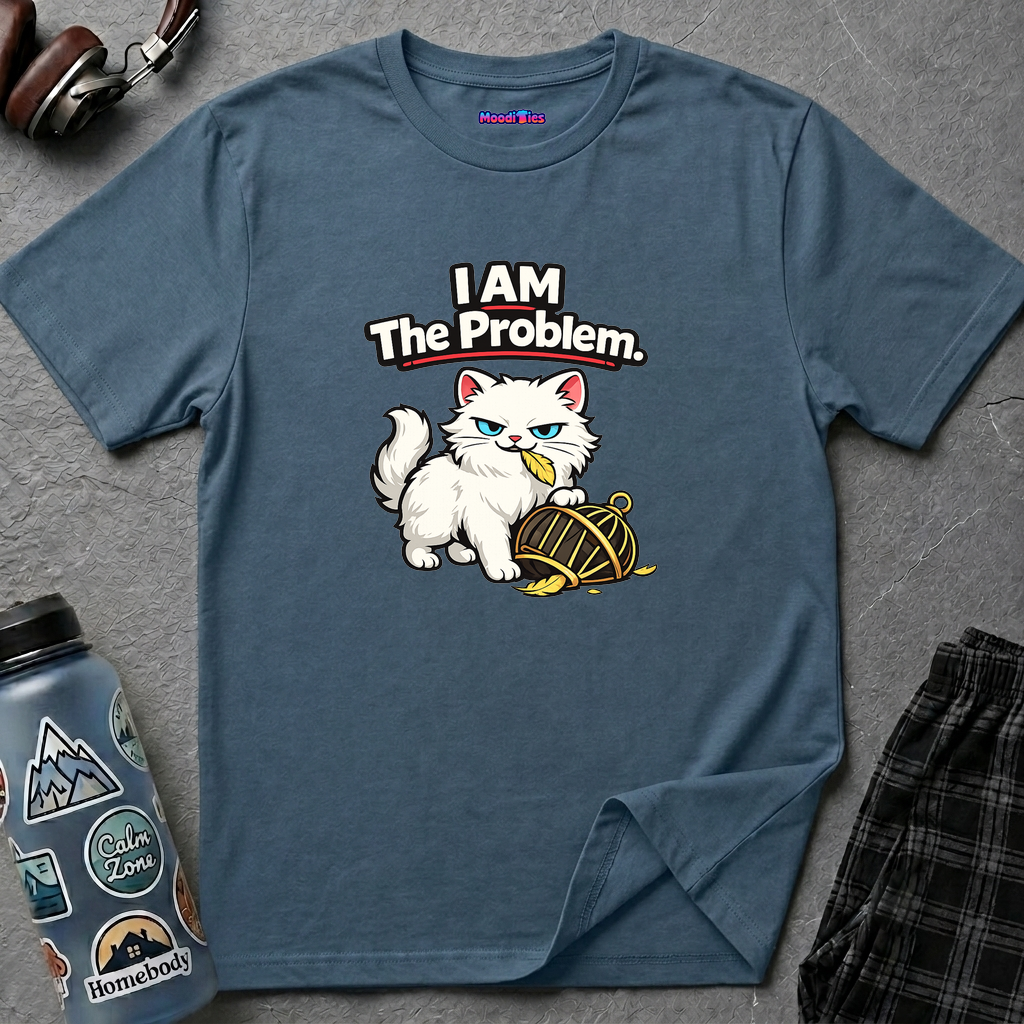"I AM The Problem" Cat That Ate the Canary T-Shirt