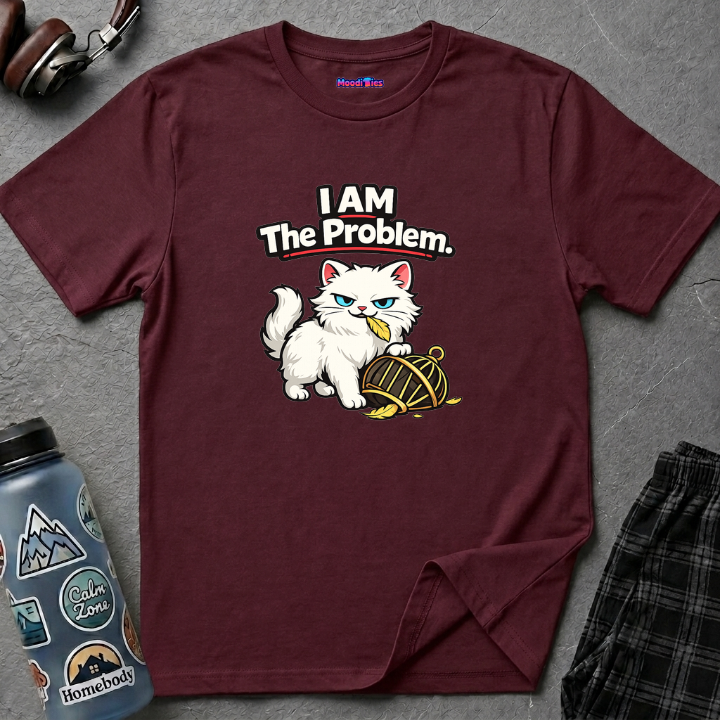 "I AM The Problem" Cat That Ate the Canary T-Shirt