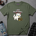 "I AM The Problem" Cat That Ate the Canary T-Shirt