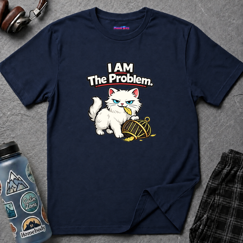 "I AM The Problem" Cat That Ate the Canary T-Shirt