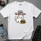 "I AM The Problem" Cat That Ate the Canary T-Shirt
