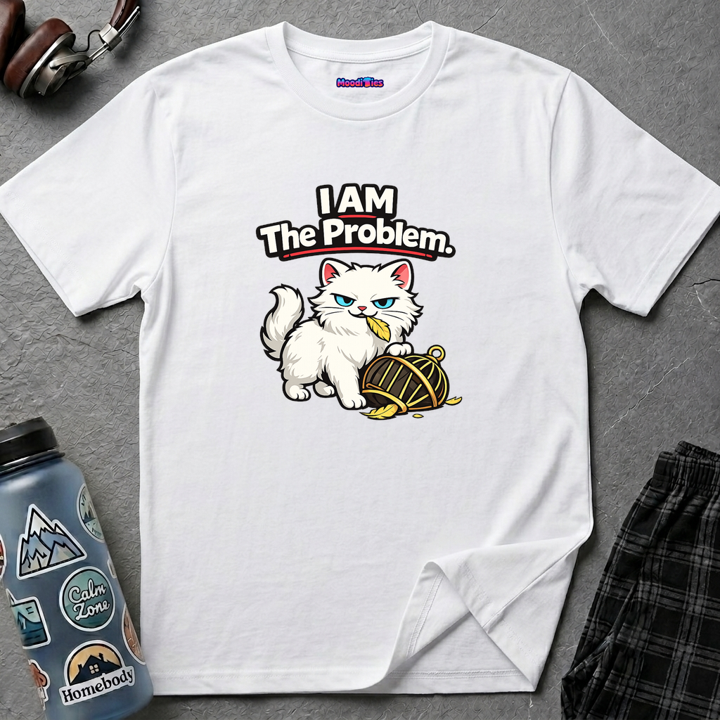 "I AM The Problem" Cat That Ate the Canary T-Shirt