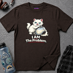 "I AM The Problem" Cat That Got the Cream T-Shirt