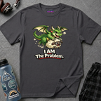 "I AM The Problem" Dragon Stealing Sheep T-Shirt