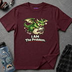 "I AM The Problem" Dragon Stealing Sheep T-Shirt