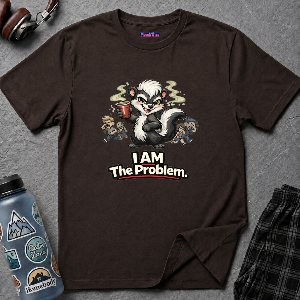 "I AM The Problem" Skunk at the Party T-Shirt