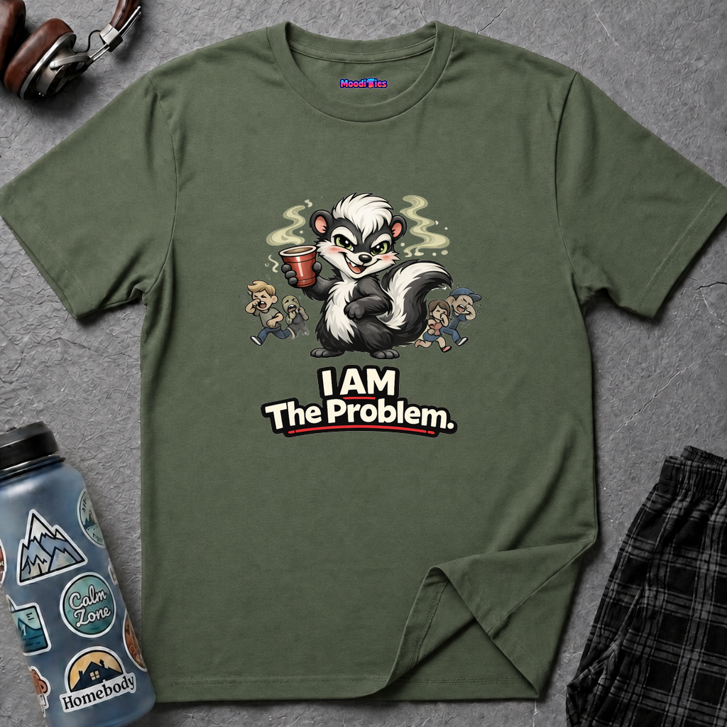 "I AM The Problem" Skunk at the Party T-Shirt