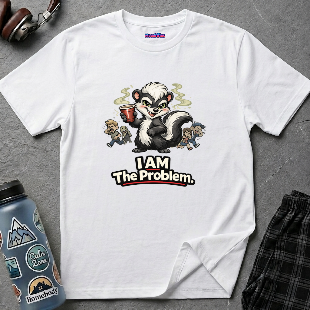"I AM The Problem" Skunk at the Party T-Shirt